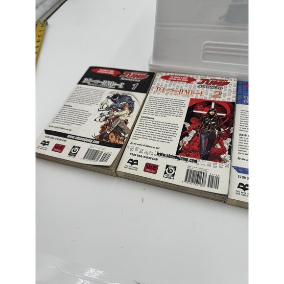 Death Note Volumes 1 -‎ 4 / Shonen Jump Advanced Manga W/ Death Journal Blank - Picture 9 of 16